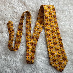 Brooks Brothers Makers All Silk Bunny Rabbit Cherries Tie Handmade in USA